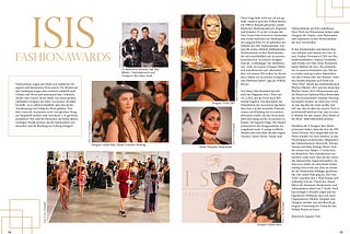 Isis Fashion Awards in EWA’s Place Magazine