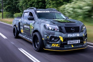Nissan Navara-R is a pickup truck with a 1,000-hp GT-R coronary heart