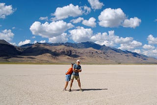The Alvord Desert is 12 miles long and 7 miles wide (19 x 11 km).