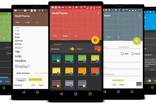 Android Multi Theme, Night Mode and Material Design