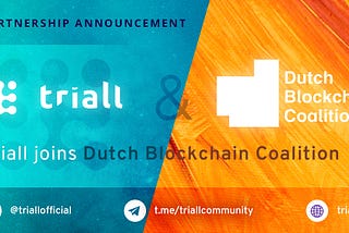 Triall joins the Dutch Blockchain Coalition