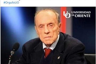 EXIGIMOS LA REVOCACIÓN INMEDIATA DEL TÍTULO HONORIS CAUSA DE LA UNIVERSIDAD DE ORIENTE AL FASCISTA…