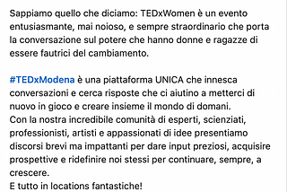 TEDx y el maravilloso mundo sexista
