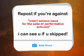 Is the “Repost If You’re Against Rape” Sticker Emotional Blackmail?