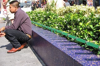 Hostile Architecture in Los Angeles