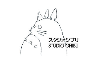 Studio Ghibli logo featuring their popular character Totoro