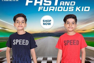 Buy Boys Stylish Printed T-Shirt Online in Mumbai