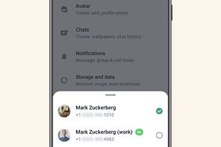 WhatsApp will soon let you add two accounts to one device