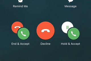 The double call in iPhones