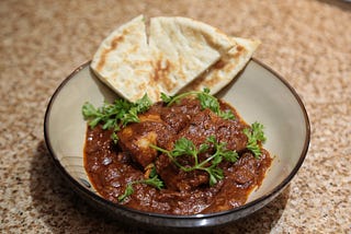 Pork Belly Vindaloo with Spiced Dry Fry