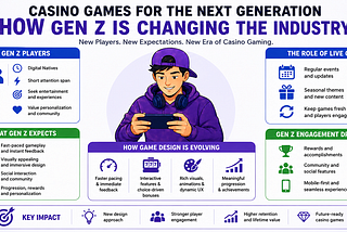 Casino Games for Gen Z: How the Next Generation is Reshaping the Industry Detail Blog by Slot Art and Game Development Studio — Gamix Labs