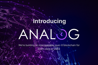 Introducing Analog
