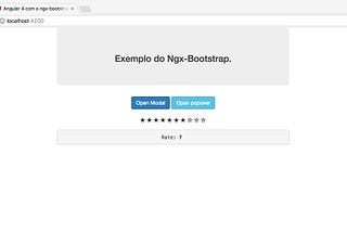 Angular 4 com o ngx-bootstrap