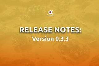 Release Notes: Version 0.3.3