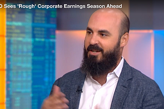 [Video] Bloomberg TV: FY’19 Earnings Estimates are Falling Quickly