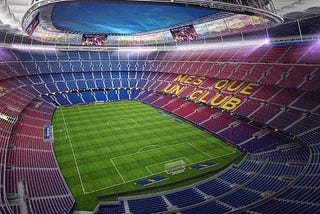 Camp Nou Stadium details.