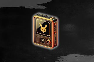 Prompt: “Create an oil sketch in retro-futuristic style showing a modern, sleek handheld square device in vibrant orange with rounded corners and a minimalistic design. It features a large, glossy black screen with a white rabbit logo, matte finish, tactile side buttons, and a camera lens in the top corner. The device casts a subtle shadow on a neutral grey background, highlighting its bright color and clean lines, blending past and future aesthetics.”