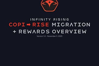 COPI → RISE Migration Is Now Live With a 5% Early Adopter Bonus