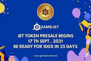 #Gamejet NFT Network Presale Coming Soon 100X #JET Token
