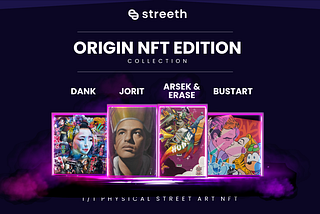 DANK, Arsek & Erase, Bustart and Jorit join STREETH Origin Edition NFT Collection x Decentral Art…