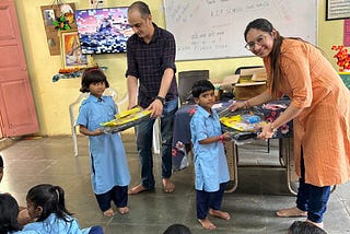 Distribution of Education Kits to Raigad Zilla Parishad Schools by Zero Foundation in Association…