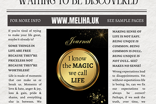 I Know the MAGIC We Call Life — Journal