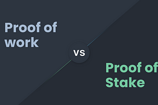 Proof-of-Work Vs Proof-of-Stake: A Comprehensive Comparison