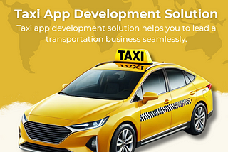 taxi app development solution