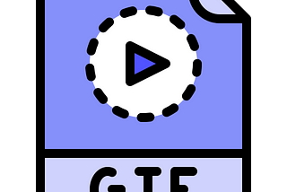 An icon representing the GIF format