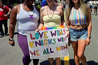 LOVE WINS! — and so did the Knicks