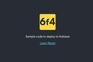 Host Your Own React Site with Firebase and Github Actions