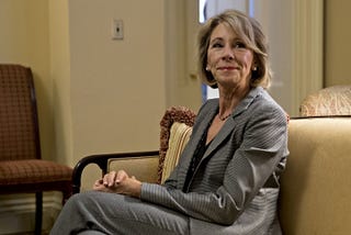 Betsy DeVos wants to see heads roll