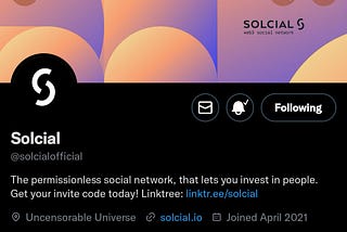 Solcial: An uncensorable social network