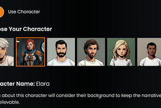 Using Characters on StoryChain