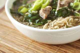 Slow Cooker Japanese Pork and Ramen Soup