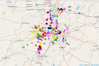 Clustering Geo-location : DBSCAN