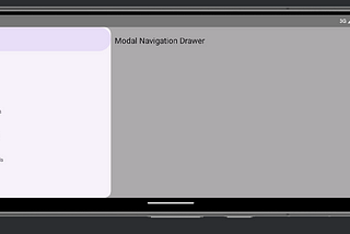 Compose Material Design 3 : Navigation drawer