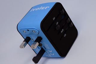 A travel adapter