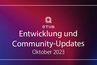 Oktober 2023 Entwicklung und Community-Updates