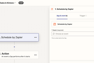 Scheduling Tasks in Kintone with Zapier