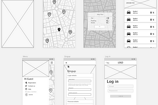 Interactive prototyping: emov app
