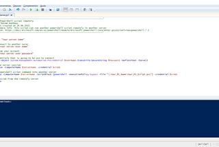 How to run PowerShell script into another Windows server (remotely)