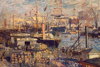 Artistic impressions on port industrialisation