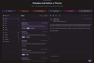 shadcn/ui custom themes