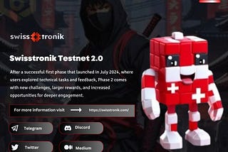 Phase 2 of Swisstronik Testnet 2.0: Unlocking New Heights with More Tasks, Rewards, and Innovation
