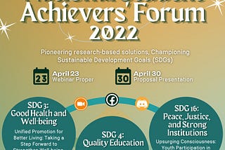 FEU Scholar Society will host the National Student Achievers’ Forum this coming April