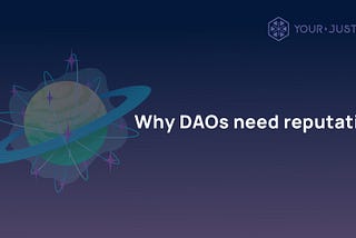 Elevator for Web-3. Why DAOs and their participants need reputation