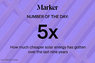 The Plummeting Price of Solar Power, by the Numbers