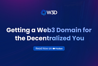 Getting a Web3 Domain for the Decentralized You