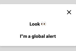 Create a reusable global alert in React Native